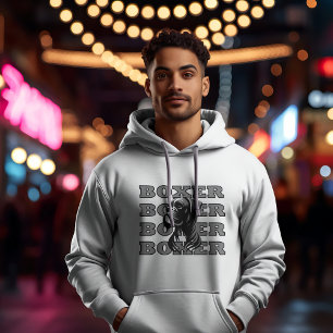 bokser hond genot hoodie