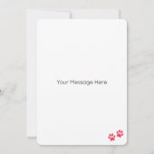 Bokser hond gepersonaliseerd Gelukkige Verjaardag Kaart (Achterkant)