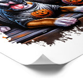 Bokser Hond Halloween Poster (Hoek)
