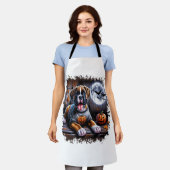 Bokser Hond Halloween Schort (Gedragen)