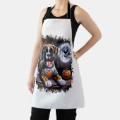 Bokser Hond Halloween Schort (Insitu)