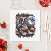 Bokser Hond Halloween Servet (Insitu)