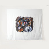 Bokser Hond Halloween Wandkleed (Voorkant (horizontaal))