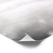 Bokser Hond in Sneeuw Kerstmis Perfect Poster (Hoek)