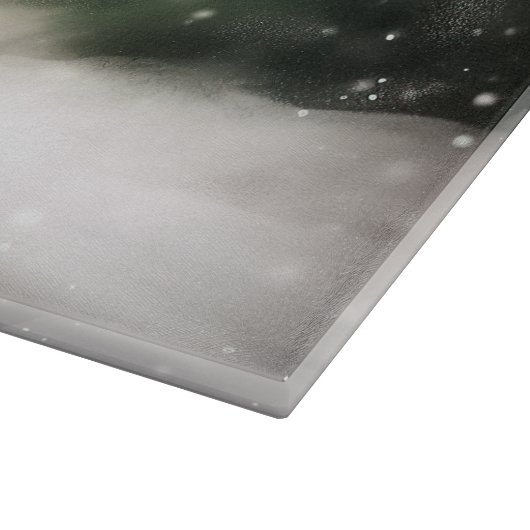 Bokser Hond in Sneeuw Kerstmis Snijplank (Hoek)