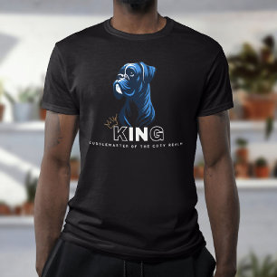 Bokser Hond Koning Knuffel Meester T-shirt
