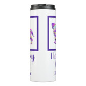 Bokser Hond Leuk Silhouet PPY&B Thermosbeker (Achterkant)