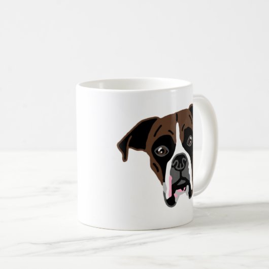 Bokser Hond Mam Mok (Voorkant rechts)