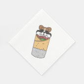 Bokser Hond Mexicaanse Burrito Servet (Hoek)