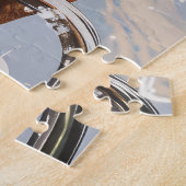 Bokser Hond Rijden Motorfiets Kerstmis Legpuzzel (Zijkant)