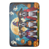 Bokser Honden Pompoen Halloween Grappig Badmat (Voorkant Verticaal)