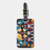 Bokser Honden Pompoen Halloween Grappig Bagagelabel (Voorkant verticaal)