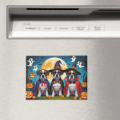 Bokser Honden Pompoen Halloween Grappig Magneet (Insitu (Vaatwasser))