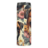  bokser hondenillustratie thermosbeker (Achterkant)