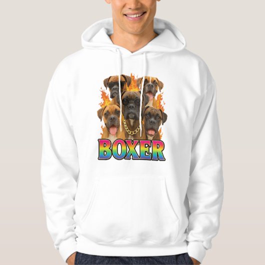 Bokser hoodie (Voorkant)