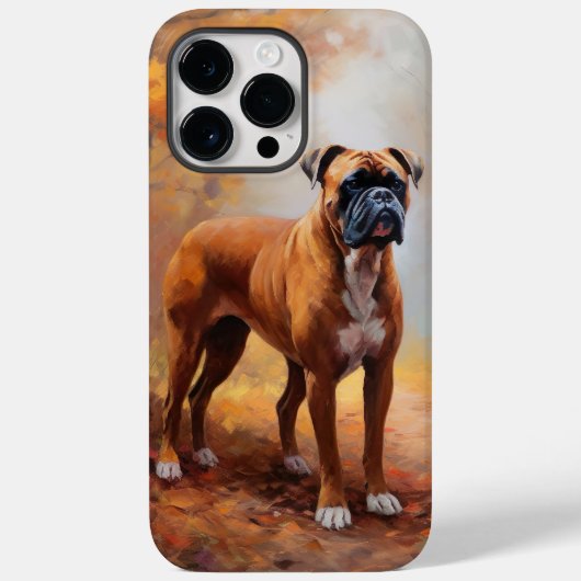 Bokser in Herfstbladeren Herfst Inspire Case-Mate iPhone Case (Achterkant)