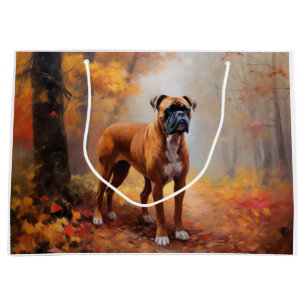 Bokser in Herfstbladeren Herfst Inspire Groot Cadeauzakje