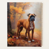 Bokser in Herfstbladeren Herfst Inspire Planner (Achterkant)