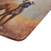 Bokser in Herfstbladeren Herfst Inspire Snijplank (Hoek)