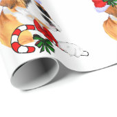 Bokser in Santa Hat Kerstmis Cadeaupapier (Rol Hoek)