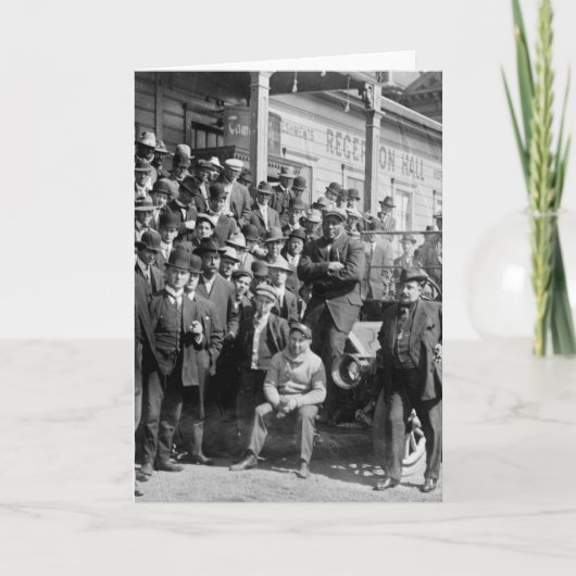 Bokser Jack Johnson en Trainers, de vroege jaren Kaart (Voorkant)