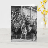 Bokser Jack Johnson en Trainers, de vroege jaren Kaart (Gele Bloem)