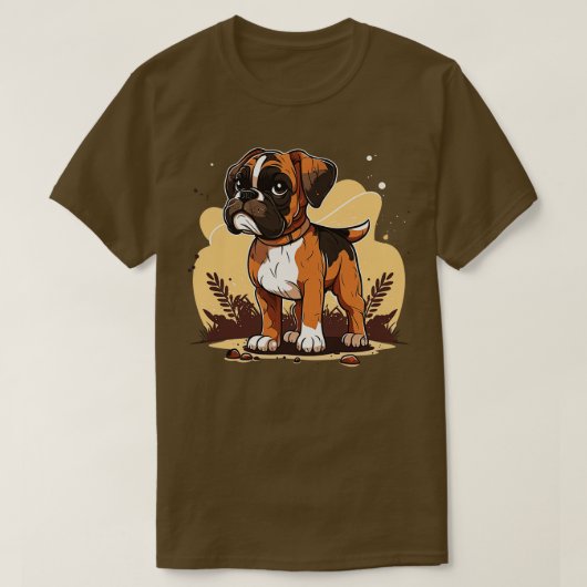 Bokser kawaii t-shirt (Design voorkant)