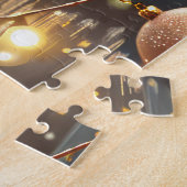 Bokser Kerstelijke Feestelijke Reis Legpuzzel (Zijkant)