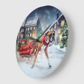 Bokser Kerstfeest Seizoen Grote Klok (Hoek)
