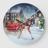 Bokser Kerstfeest Seizoen Grote Klok (Voorkant)