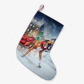 Bokser Kerstfeestperiode Kleine Kerstsok (Voorkant (Hangend))