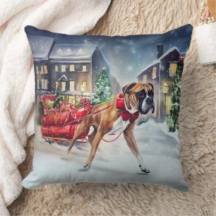 Bokser Kerstfeestperiode Kussen
