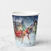 Bokser Kerstfeestperiode Papieren Bekers (Voorkant)