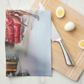 Bokser Kerstfeestperiode Theedoek (Quarter Fold)