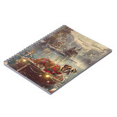 Bokser Kerstmis Reis naar het Feest Notitieboek (Linkerzijde)