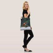 Bokser Kerstmis sneeuw winter Tote Bag (Op model)