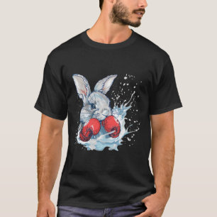 Bokser Konijn Met Bokshandschoenen Kickboksen Funn T-shirt