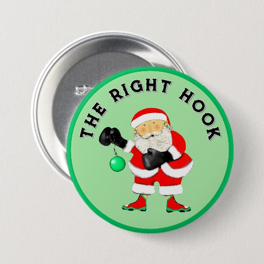 bokser kous stuffer ronde button 7,6 cm (Voorkant /achterkant)