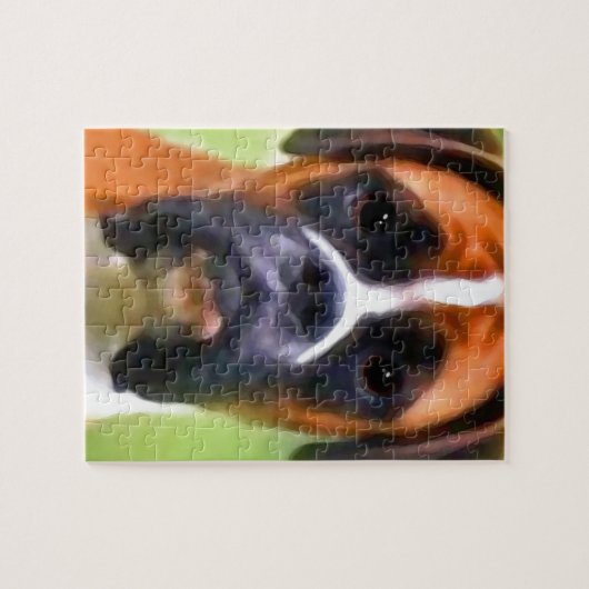 bokser legpuzzel (Horizontaal)