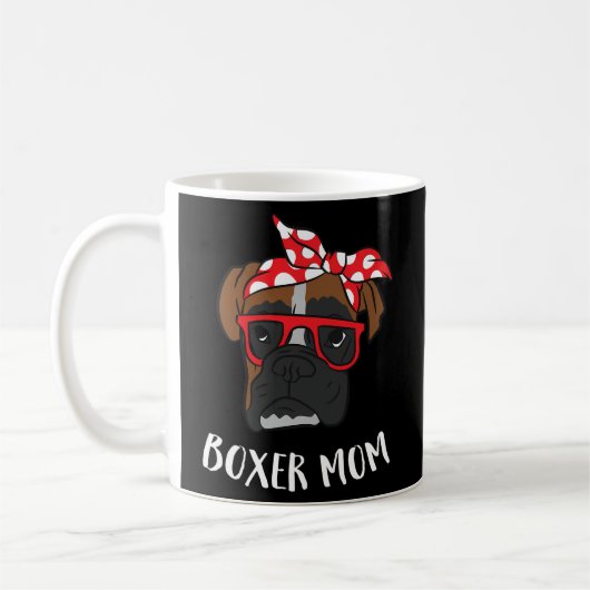 Bokser mam bokser mama voor bokser mam koffiemok (Links)