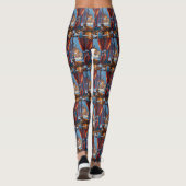 Bokser met kerstverlichting vakantie leggings (Achterkant)