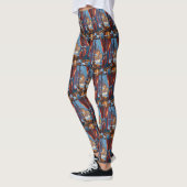 Bokser met kerstverlichting vakantie leggings (Links)