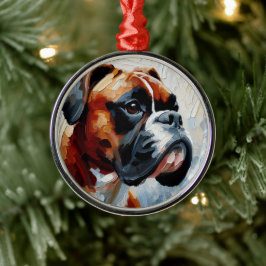 Bokser Metalen Ornament