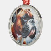 Bokser Metalen Ornament (Links)