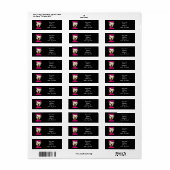 Bokser Moeder hond Etiket (Full Sheet)
