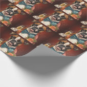 Bokser Nieuwjaar Cadeaupapier (Hoek)