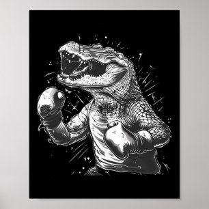 Bokser Octopus Liefhebber Oceaan Zeewezen Kickboks Poster