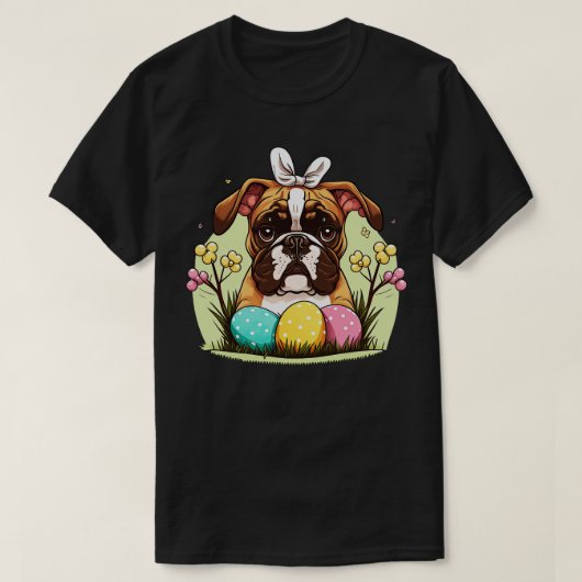 Bokser paasdag 3 t-shirt (Design voorkant)