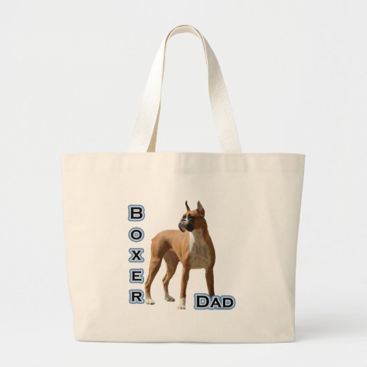 Bokser Pap 4 Grote Tote Bag (Voorkant)