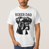 Bokser Pap, Bokser Lovers T-shirt (Voorkant)